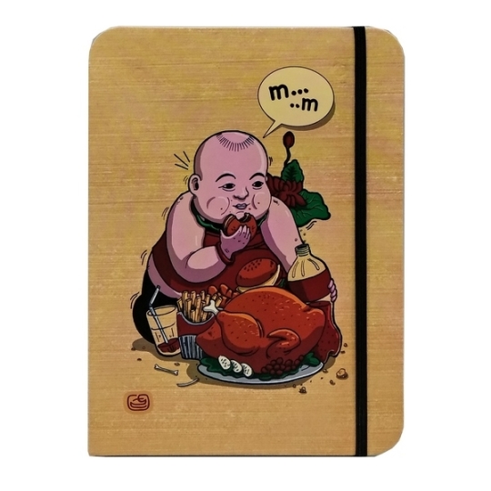 Sổ Ghi Chép Khai Trí Stationery - Simply Daily - Chuyện Ngày Nay - Kẻ Hàng  - Cậu Bé Ăn